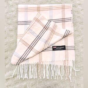 Plaid Cashmere Scarf